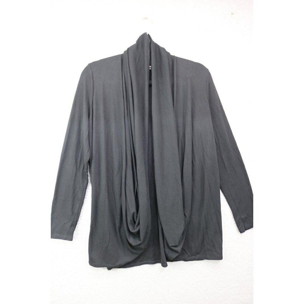 Pure Jill‎ Black Open Front Cardigan-Size Medium